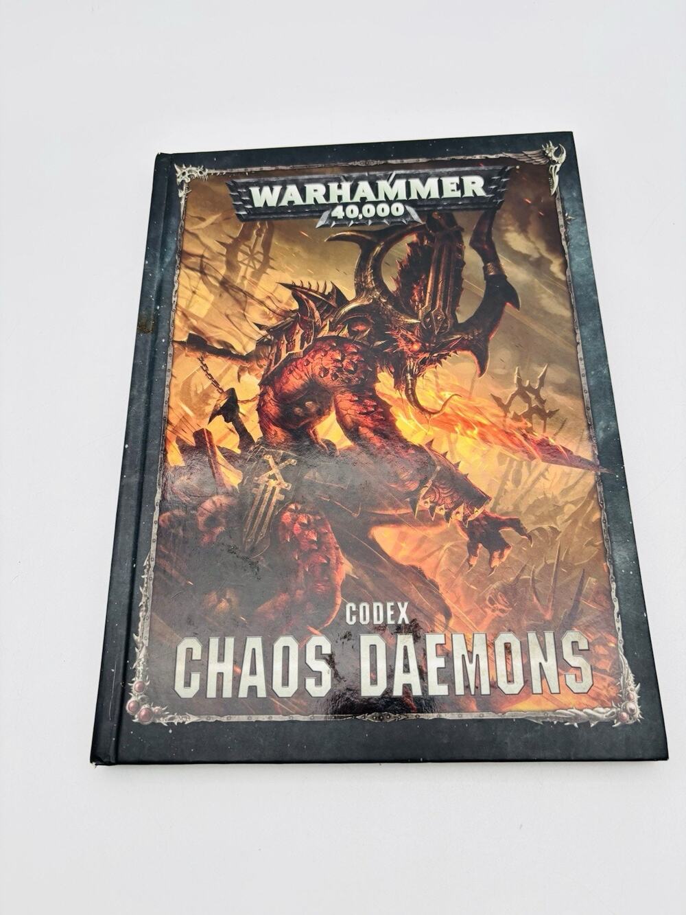 Warhammer 40K Codex Chaos Daemons Hardcover Rulebook Games Workshops VG Cond
